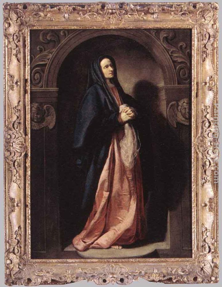Virgin Mary painting - Thomas de Keyser Virgin Mary art painting